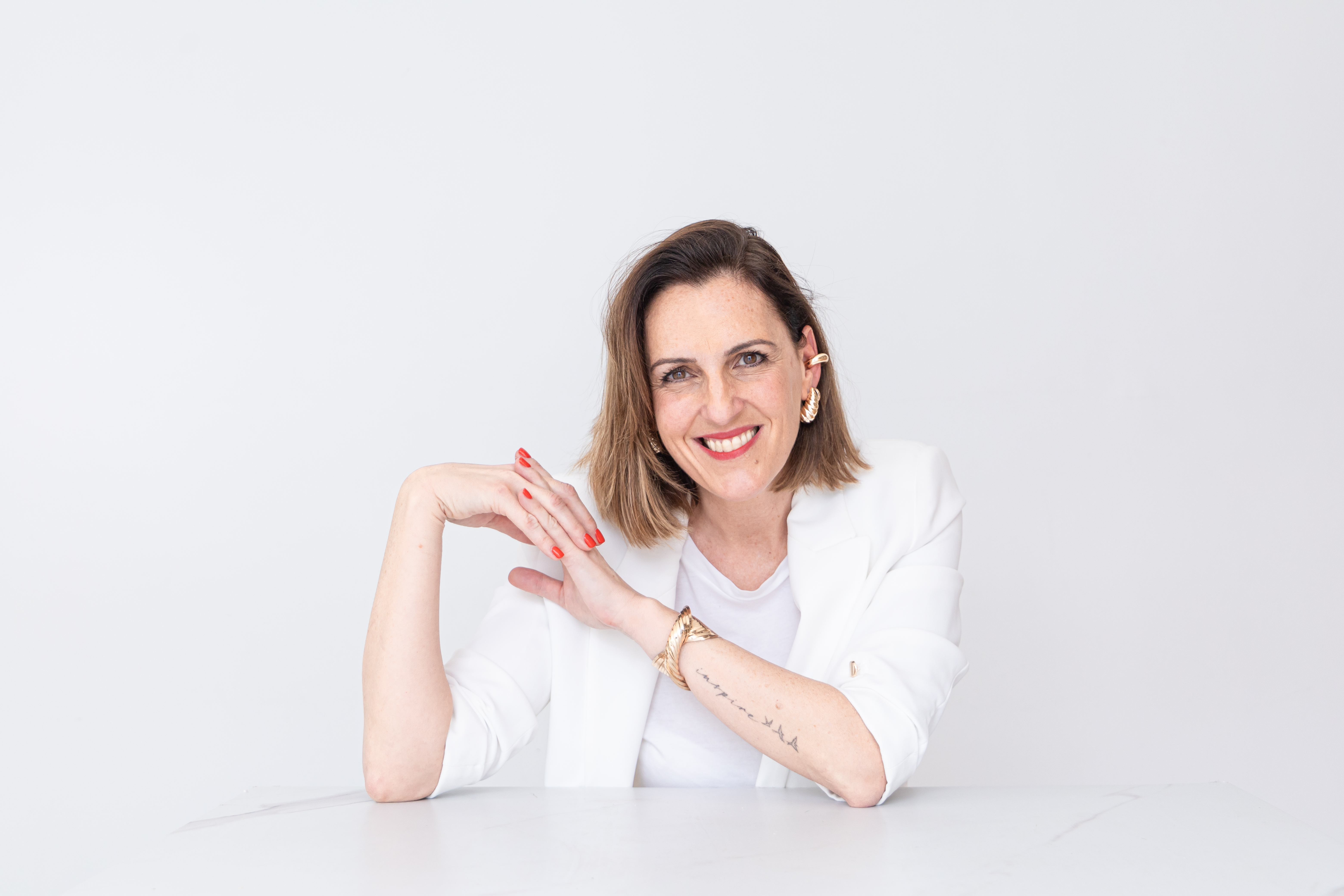 Mujer compartiendo un momento de aprendizaje
